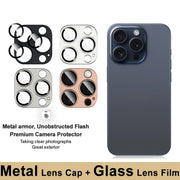 For iPhone 16 Pro / 16 Pro Max IMAK Metal Armor Premium Camera Protector Film(Silver)
