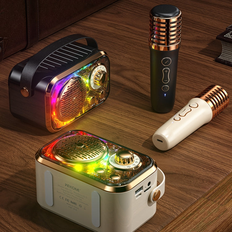 WK WD-03 Honey Portable Mini Bluetooth Speaker with RGB Light(Black) - free shipping - PMC Jewellery - Order now!