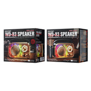 WK WD-03 Honey Portable Mini Bluetooth Speaker with RGB Light(Beige)