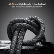 JOYROOM S-A50 3A 480Mbps Fast Charging Data Cable, USB-A to 8 Pin Cable, Length: 1.2m(Dark Gray)