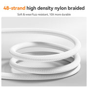 JOYROOM S-A51 Cutting-Edge Series 3A Fast Charging Data Cable, USB-A to 8 Pin Cable, Length: 1.2m(Light Gray)
