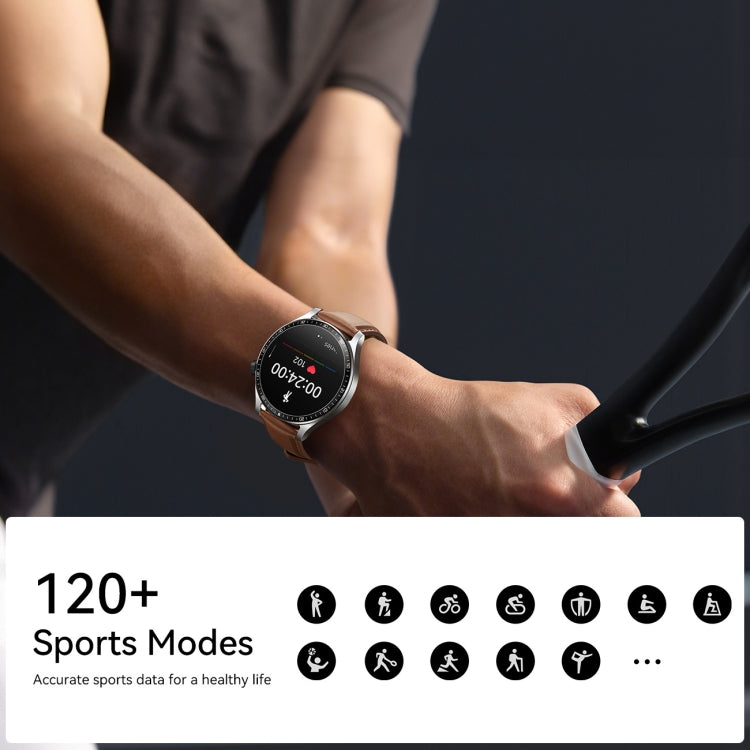 JOYROOM JR-FC2 Pro Classic Series Smart Watch, 1.46 inch Screen, Support BT Call / Heart Rate / Blood Oxygen(Moonlight Silver) - Smart Watches by JOYROOM | Online Shopping South Africa | PMC TechLife | Buy Now Pay Later Mobicred