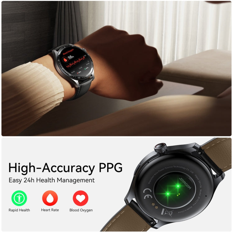 JOYROOM JR-FC2 Pro Classic Series Smart Watch, 1.46 inch Screen, Support BT Call / Heart Rate / Blood Oxygen(Space Grey) - free shipping - PMC TechLife - Order now!
