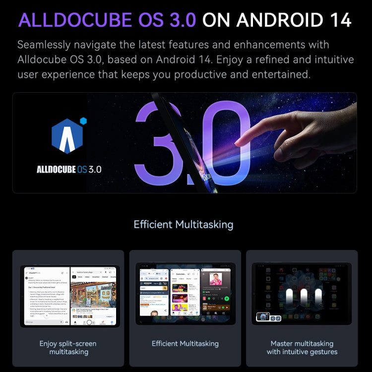 ALLDOCUBE iPlay 60 Mini Pro 4G LTE Tablet, 8GB+128GB, 8.4 inch Android 14 MTK Helio G99 Octa Core(Grey) - free shipping - PMC Jewellery - Order now!