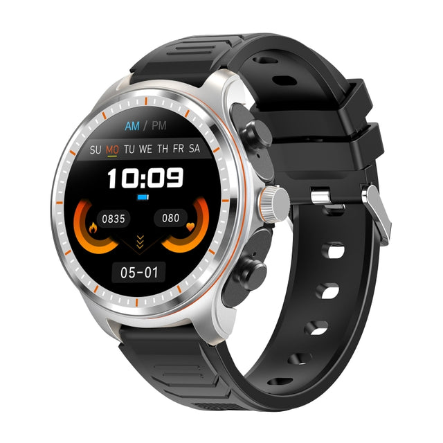 LC19 1.53 inch 2 in 1 Bluetooth Earphone IP67 Water-resistant Smart Watch, Support Sleep Monitoring(Black Silver)