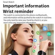 LC19 1.53 inch 2 in 1 Bluetooth Earphone IP67 Water-resistant Smart Watch, Support Sleep Monitoring(Black)