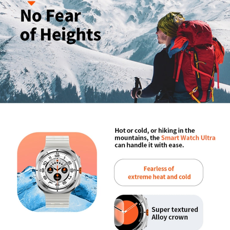 W7 1.43 inch IP68 Water-resistant Smart Watch, Support Sedentary Reminder / Sleep Monitoring(White)