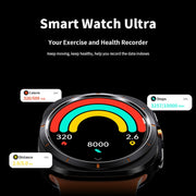 W7 1.43 inch IP68 Water-resistant Smart Watch, Support Sedentary Reminder / Sleep Monitoring(White)