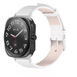 For Samsung Galaxy Watch Ultra 47mm Stainless Steel Silver Buckle Leather Watch Band(White) - free shipping - PMC TechLife - Order now!
