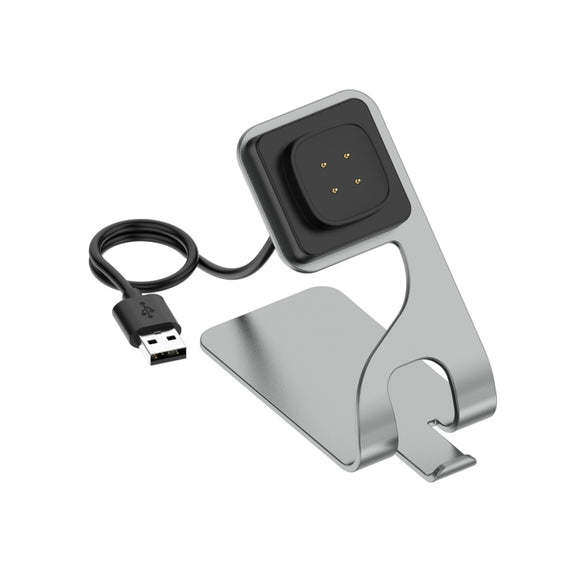 For Google Pixel Watch 3 41 / 45mm Rotatable Smart Watch Fast Charger Metal Dock Charger Holder(Grey)