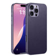 For iPhone 16 Pro Max GKK Metal Paint Skin Feel Leather Full Coverage Phone Case(Purple) - iPhone 16 Pro Max Cases by GKK | Online Shopping South Africa | PMC TechLife | Buy Now Pay Later Mobicred