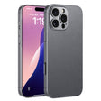 For iPhone 16 Pro Max GKK Metal Paint Skin Feel Leather Full Coverage Phone Case(Mountain Gray) - iPhone 16 Pro Max Cases by GKK | Online Shopping South Africa | PMC TechLife | Buy Now Pay Later Mobicred