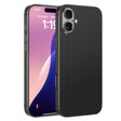 For iPhone 16 Plus GKK Metal Paint Skin Feel Leather Full Coverage Phone Case(Carbon Fibre) - iPhone 16 Plus Cases by GKK | Online Shopping South Africa | PMC TechLife | Buy Now Pay Later Mobicred