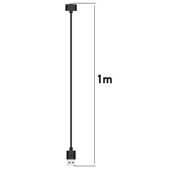 For Xiaomi Mi Rabbit Kids Watch S1 Smart Watch Charging Cable 1m, USB Interface(Black)