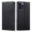 For iPhone 16 Pro Max LC.IMEEKE RFID Anti-theft Leather Phone Case(Black) - iPhone 16 Pro Max Cases by LC.IMEEKE | Online Shopping South Africa | PMC TechLife | Buy Now Pay Later Mobicred