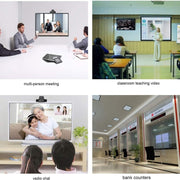 1080P 25fps HD Computer Camera Integrated Microphone USB Web Cam(Black)