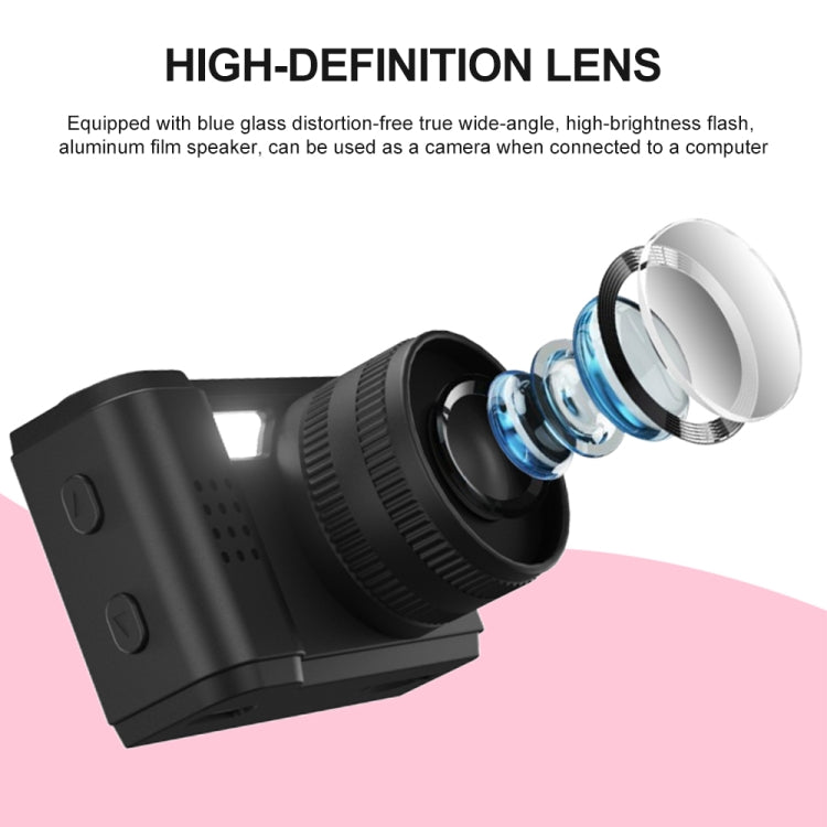 S5 0.96 inch HD Screen Mini Portable Camera(Black)