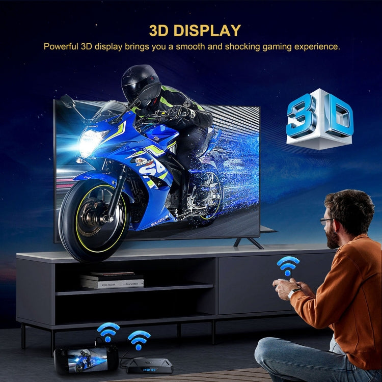 X96Q Pro+ Cortex-A55 Android 14 Octa-core CPU 4K HD Internet Set-top Box, RAM:4GB+32GB(UK Plug)