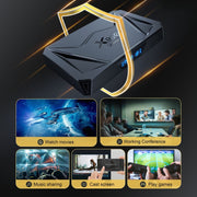 X96Q Pro+ Cortex-A55 Android 14 Octa-core CPU 4K HD Internet Set-top Box, RAM:4GB+32GB(US Plug)