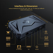 X96Q Pro+ Cortex-A55 Android 14 Octa-core CPU 4K HD Internet Set-top Box, RAM:2GB+16GB(US Plug)