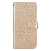 For Honor X6c 4G Glitter Powder Flip Leather Phone Case(Gold)