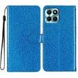 For Honor X6c 4G Glitter Powder Flip Leather Phone Case(Blue) - free shipping - PMC TechLife - Order now!