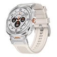 For Samsung Galaxy Watch Ultra 47mm Silver Steel Buckle Rubber Quick Release Watch Band(Starlight) - free shipping - PMC TechLife - Order now!