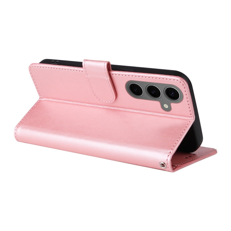 For Samsung Galaxy S25 5G Embossed Butterfly Flowers Leather Phone Case(Rose Gold) - free shipping - PMC Jewellery - Order now!