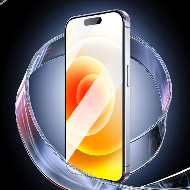 For iPhone 15 Pro Max WK WTP-085 Speedy Series Dust-free Warehouse Anti-peeping Tempered Glass Film