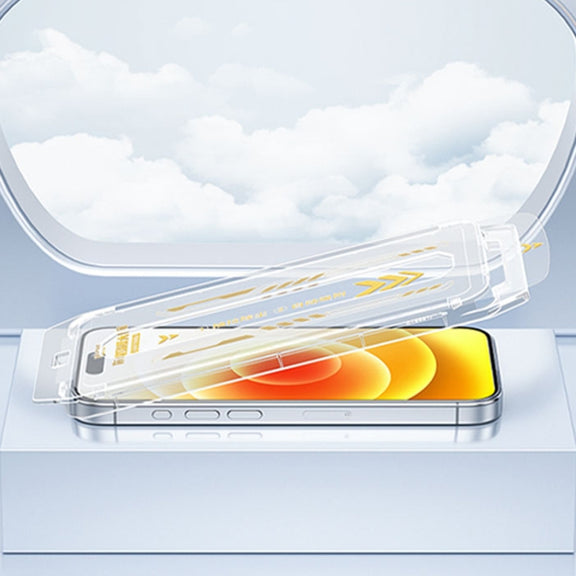 For iPhone 15 Pro Max WK WTP-085 Speedy Series Dust-free Warehouse Anti-peeping Tempered Glass Film