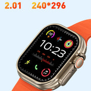 WK WH-02 Traveler 2.01 inch Smart Watch Supports Blood Oxygen Monitoring(Black)