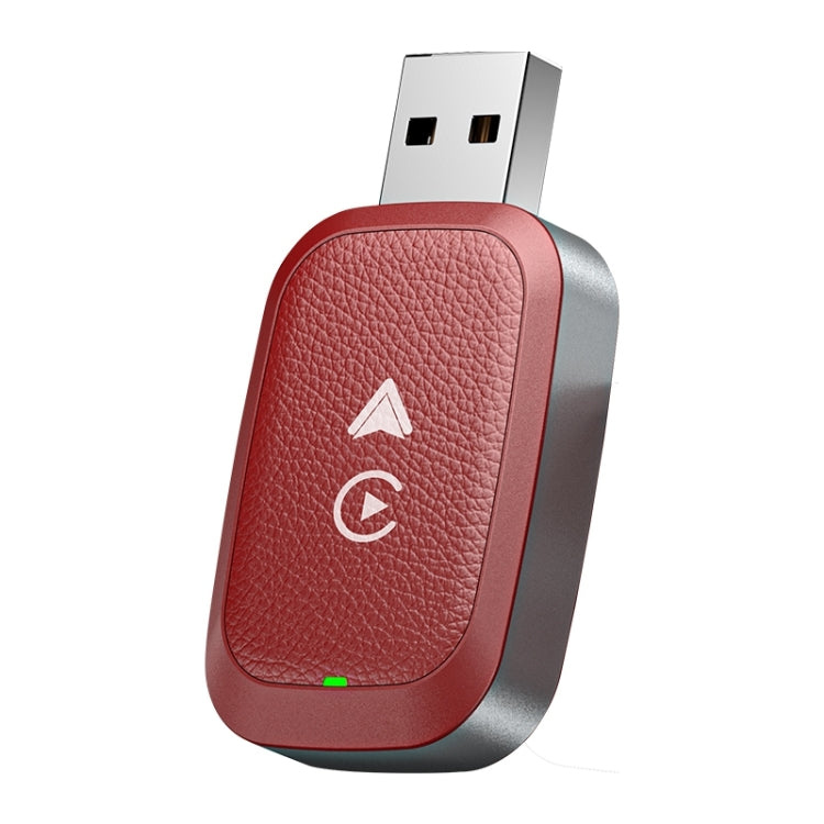 2 in 1 Car Carplay / Android Auto Carplay Box Wired to Wireless Adapter(Red) - free shipping - PMC Jewellery - Order now!