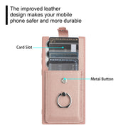 For Samsung Galaxy S25 Ultra 5G Litchi Texture Drawing Card Bag Ring Holder Phone Case(Black)