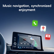 USB, USB-C / Type-C Wired to Wireless Car CarPlay Box Adapter for iPhone(Black)