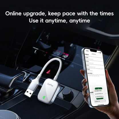 USB, USB-C / Type-C Dual Interface Wired to Wireless Car CarPlay Box Adapter for iPhone(Black) - free shipping - PMC Jewellery - Order now!