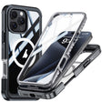For iPhone 16 Pro RedPepper Tempered Glass MagSafe Phone Case(Black Grey) - iPhone 16 Pro Cases by RedPepper | Online Shopping South Africa | PMC TechLife | Buy Now Pay Later Mobicred