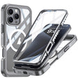 For iPhone 16 Pro RedPepper Tempered Glass MagSafe Phone Case(Grey) - iPhone 16 Pro Cases by RedPepper | Online Shopping South Africa | PMC TechLife | Buy Now Pay Later Mobicred
