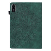 For Honor Pad X9 Peacock Embossed Pattern Leather Tablet Case(Green)