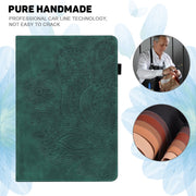 For Honor Pad X9 Peacock Embossed Pattern Leather Tablet Case(Green)