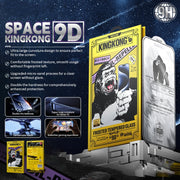 For iPhone 16 Plus / 15 Plus WK WTP-090 Space King Kong 9D Curved Frosted Tempered Glass Film