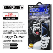 For iPhone 16 Plus / 15 Plus WK WTP-091 King Kong 6D Curved HD Tempered Glass Film