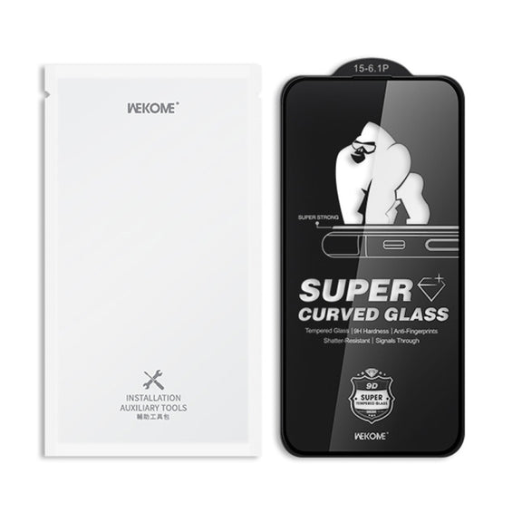 For iPhone 16 Pro Max WK WTP-093 King Kong 6D Curved 360 Degree Privacy Tempered Glass Film