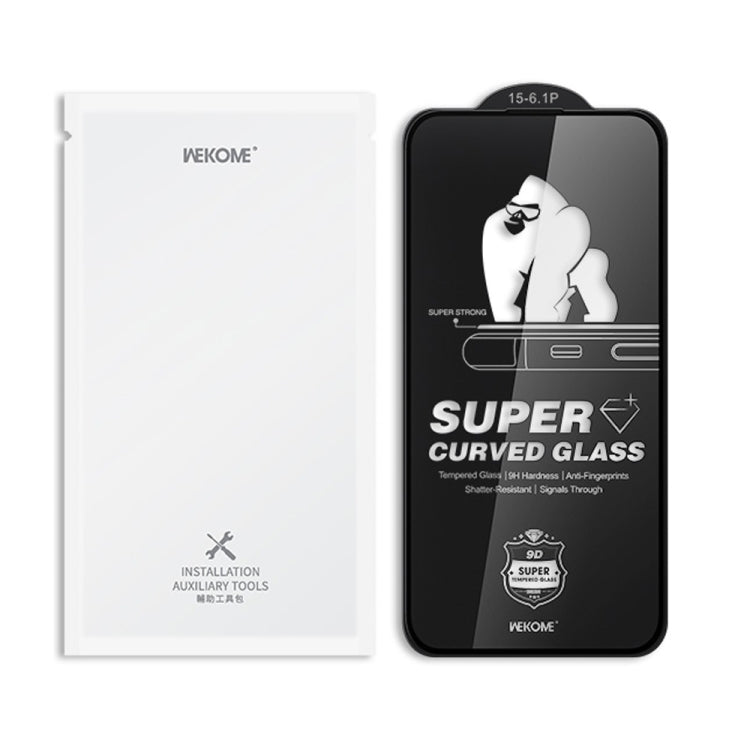 For iPhone 16 Pro Max WK WTP-093 King Kong 6D Curved 360 Degree Privacy Tempered Glass Film