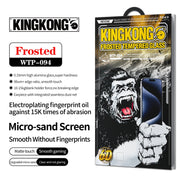 For iPhone 16 / 15 WK WTP-094 King Kong 6D Curved Frosted Tempered Glass Film