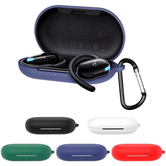 For Anker Soundcore V20i Wireless Earphone Silicone Protective Case(Green)