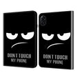 For Honor Pad X9 Crystal Texture Painted Leather Tablet Case(Dont Touch My Phone) - Honor by PMC TechLife | Online Shopping South Africa | PMC TechLife | Buy Now Pay Later Mobicred