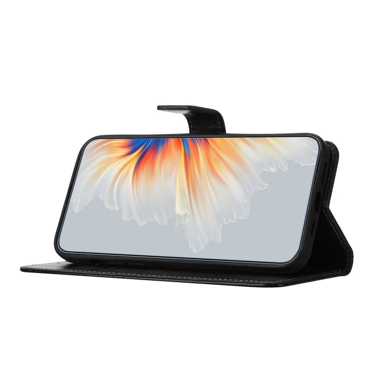 For Motorola Moto G Play 2024 Flower Embossed Leather Phone Case(Black)