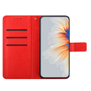 For Motorola Moto G Stylus 5G 2024 Flower Embossed Leather Phone Case(Red)