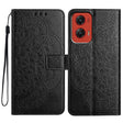 For Motorola Moto G Stylus 5G 2024 Flower Embossed Leather Phone Case(Black) - Motorola Cases by PMC Jewellery | Online Shopping South Africa | PMC Jewellery | Buy Now Pay Later Mobicred