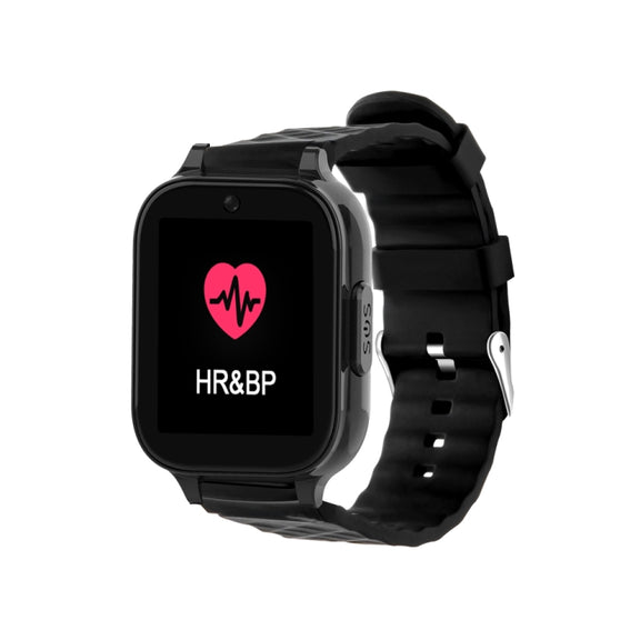 RF-V52-B 1.85 inch Screen GPS Smart Tracker WatchBand Support SOS Call / Wellness Tracking For North America / South America(Black)